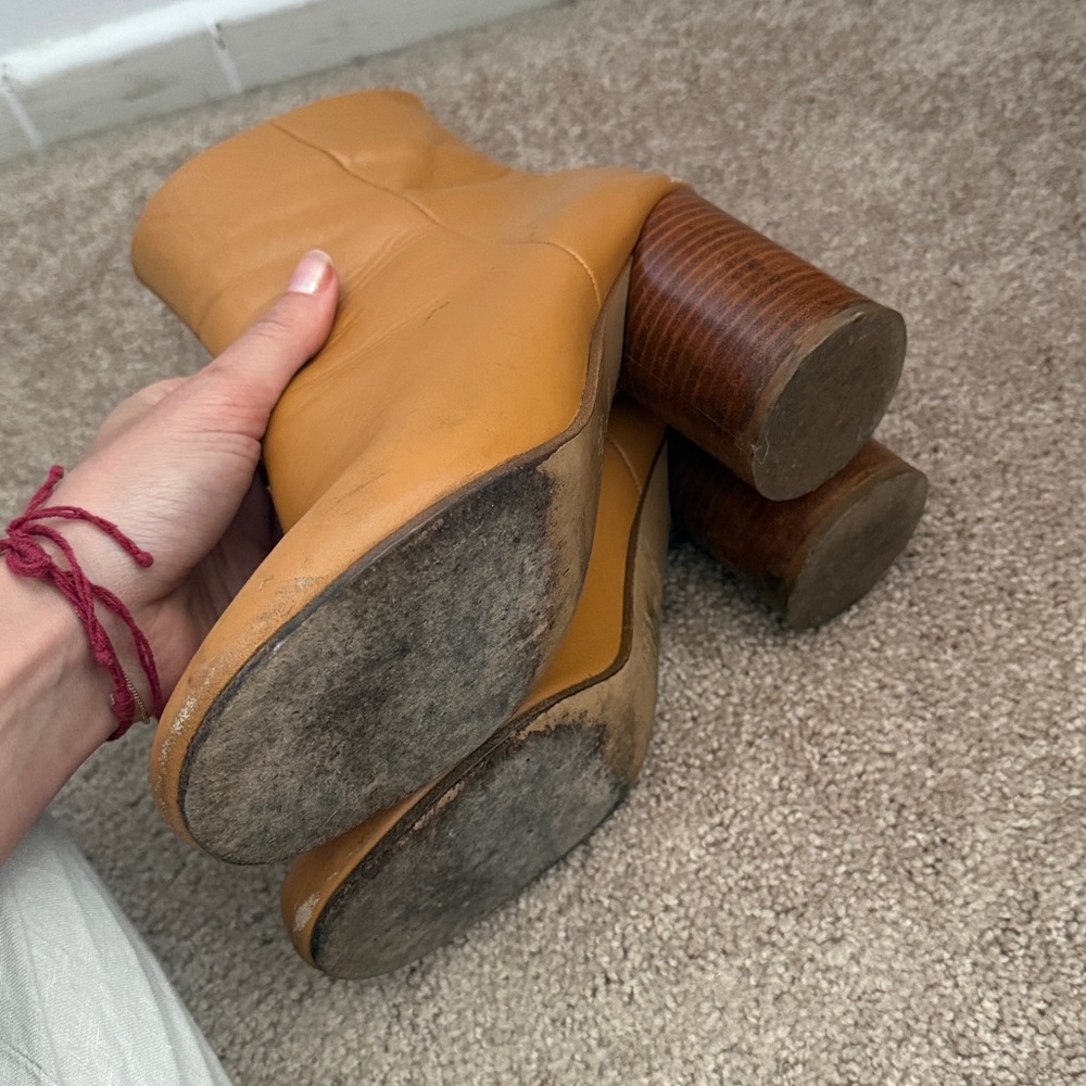Maison Martin Margiela Tan Ankle Boots - Picture 8 of 8